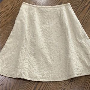 *3 for $25* Ann Taylor Factory 0P eyelet skirt